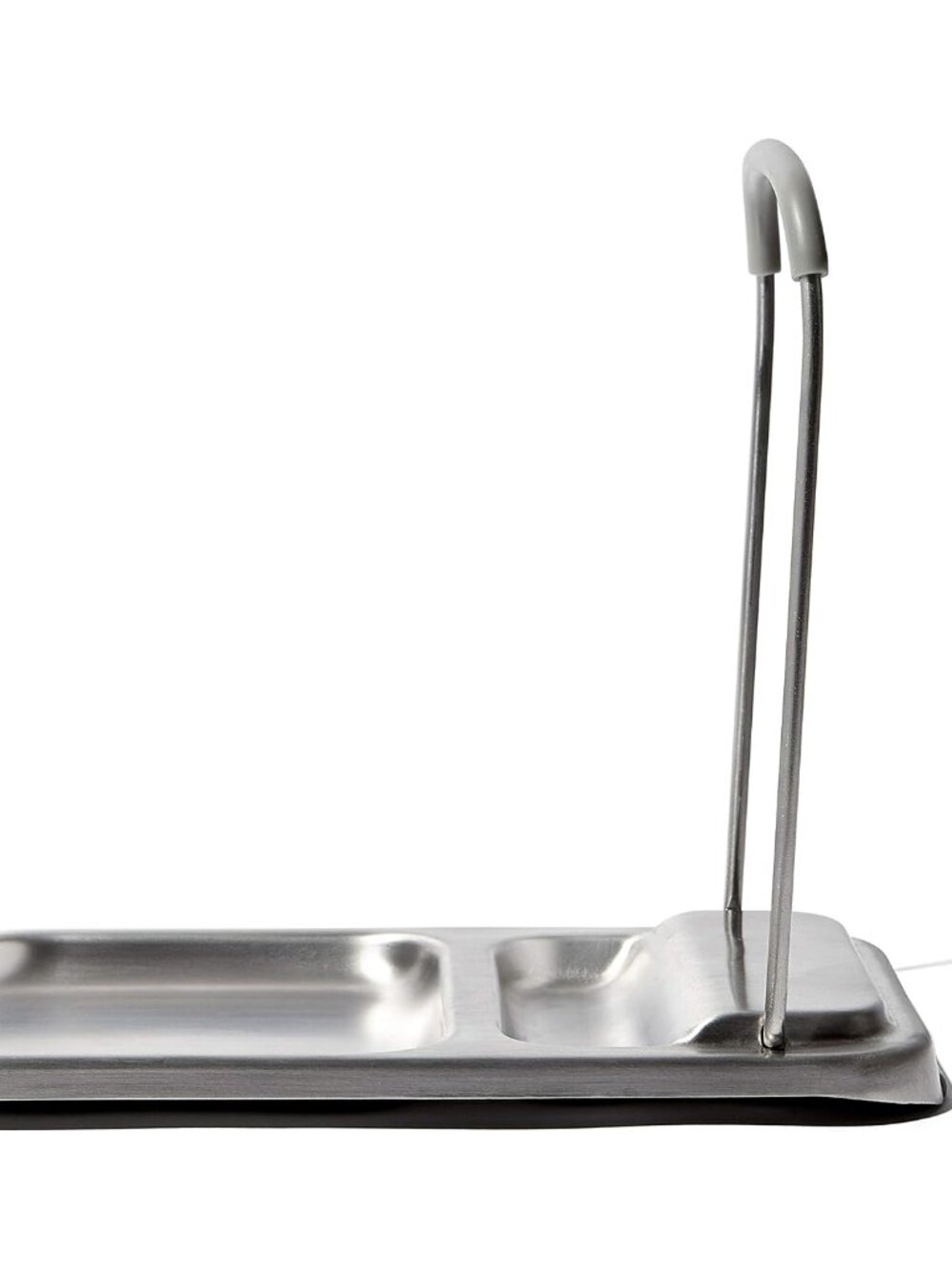 Good Grips Stainless Steel Spoon Rest with Lid Holder